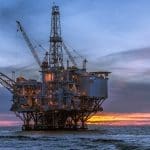 Oil platform in the Santa Barbara Channel (edhat file photo)