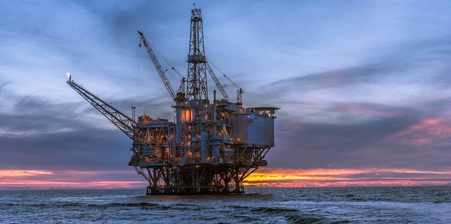 Oil platform in the Santa Barbara Channel (edhat file photo)