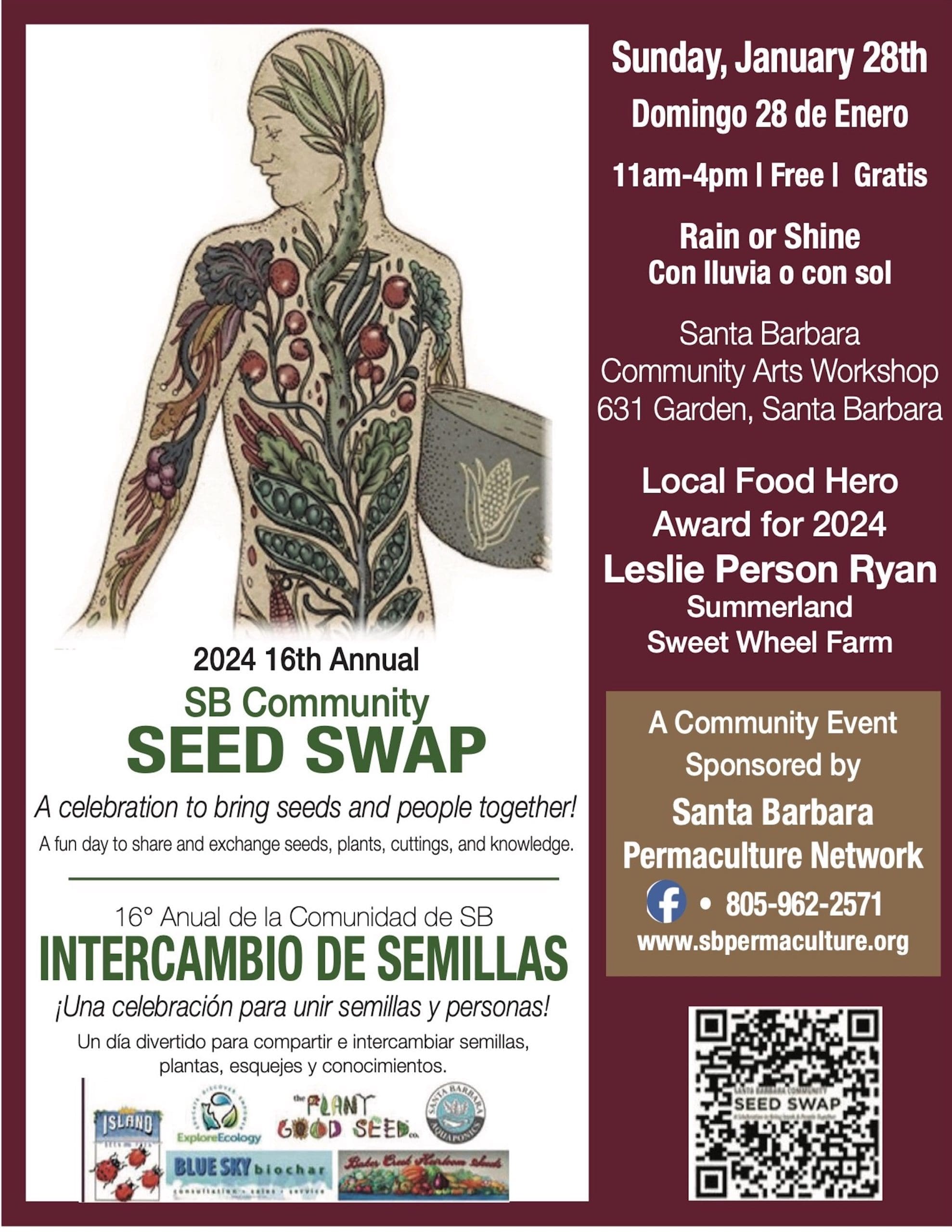 16th Seed Swap Ad 1.12.24 SB Seed Swap Spansh English