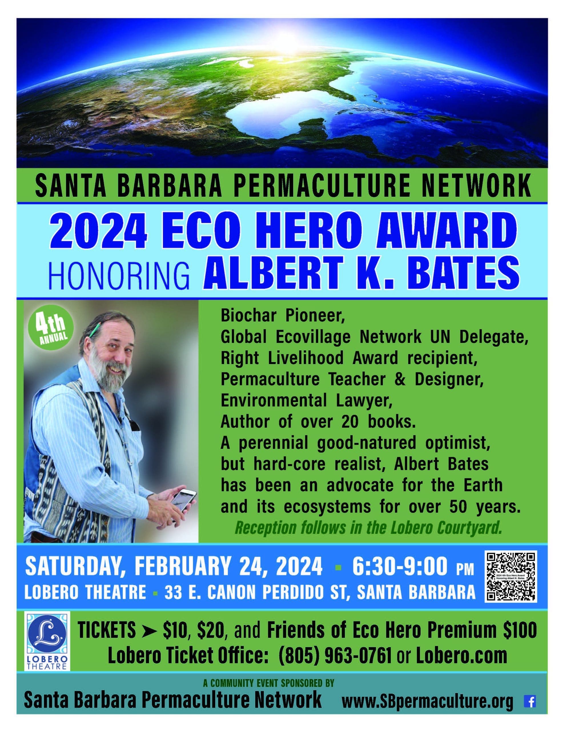 2024 Eco Hero Award Honoring Albert K. Bates