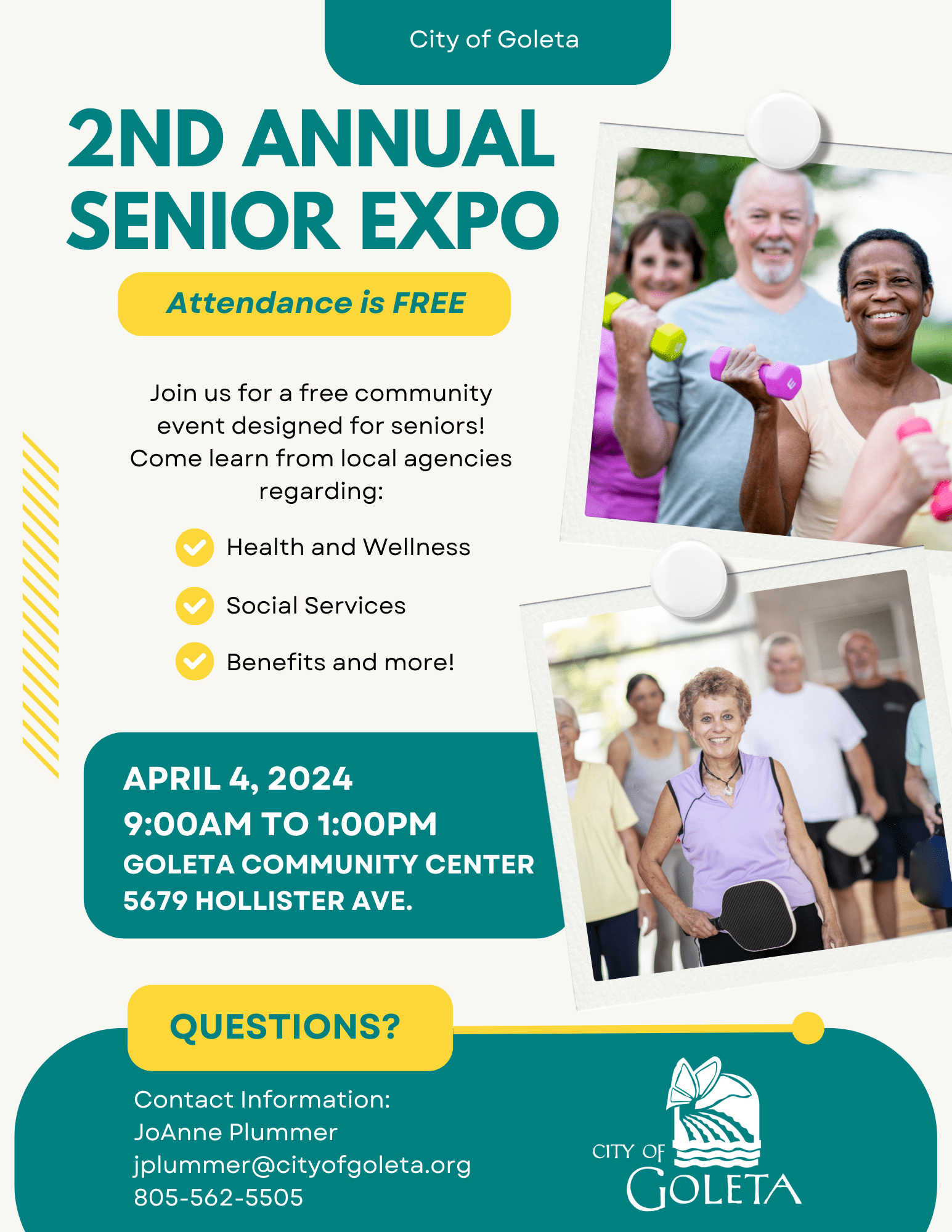 Goleta’s 2nd Annual Senior Expo on April 4th