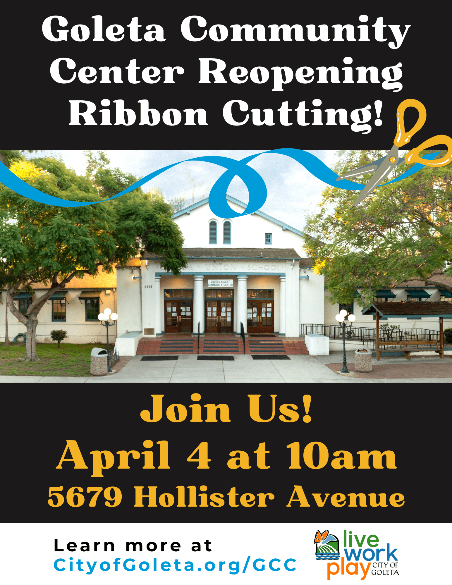 Goleta Community Center Reopening Ribbon Cutting