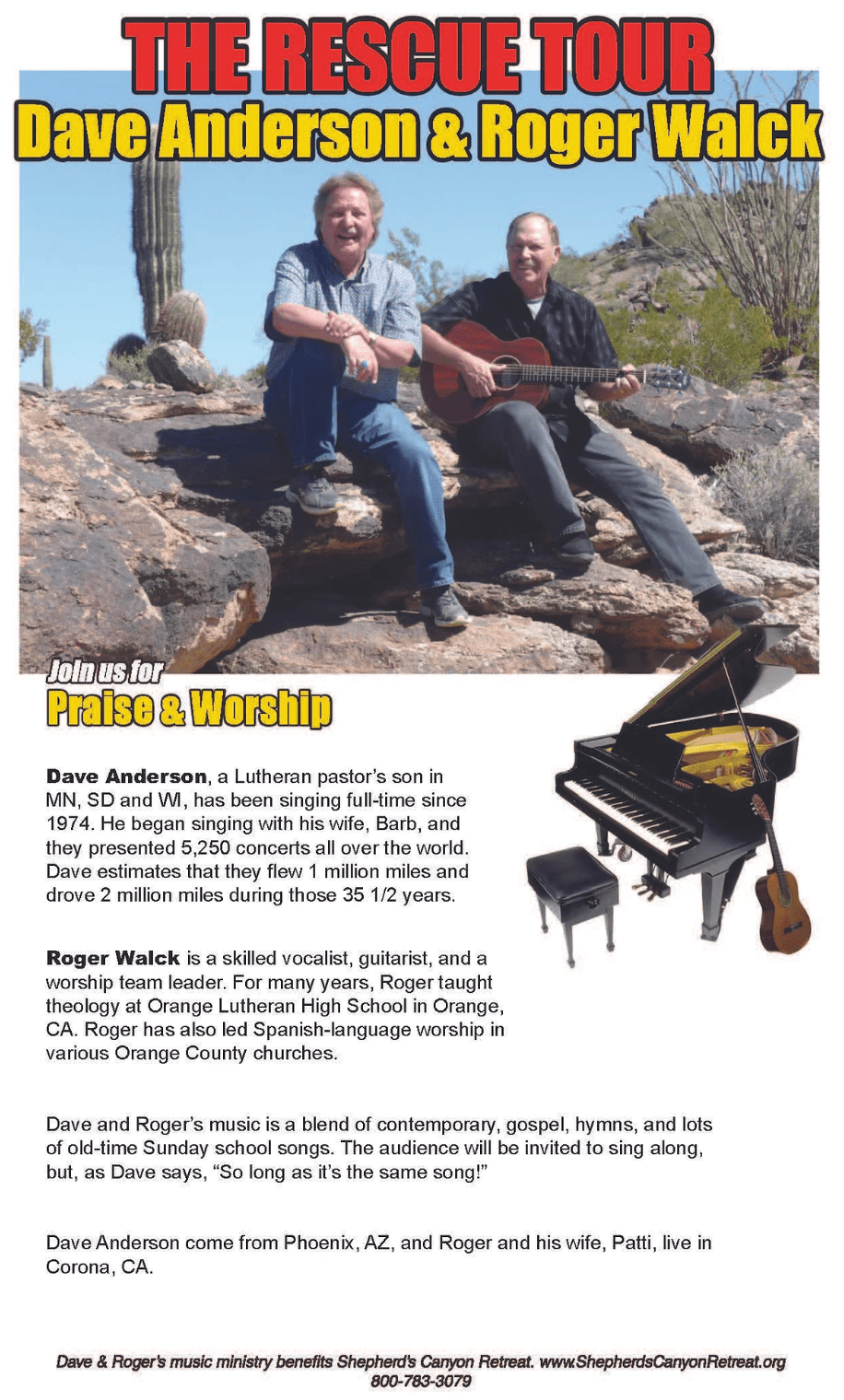 The Rescue Tour – Dave Anderson & Roger Walck