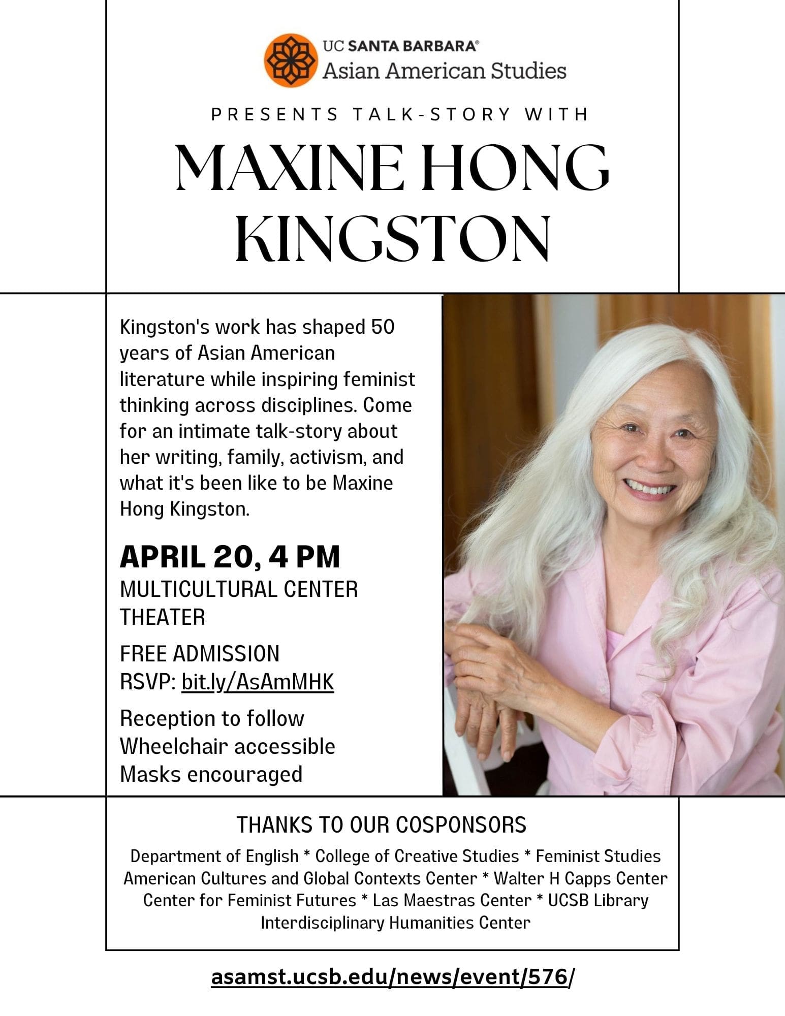 Talk-Story with Maxine Hong Kingston