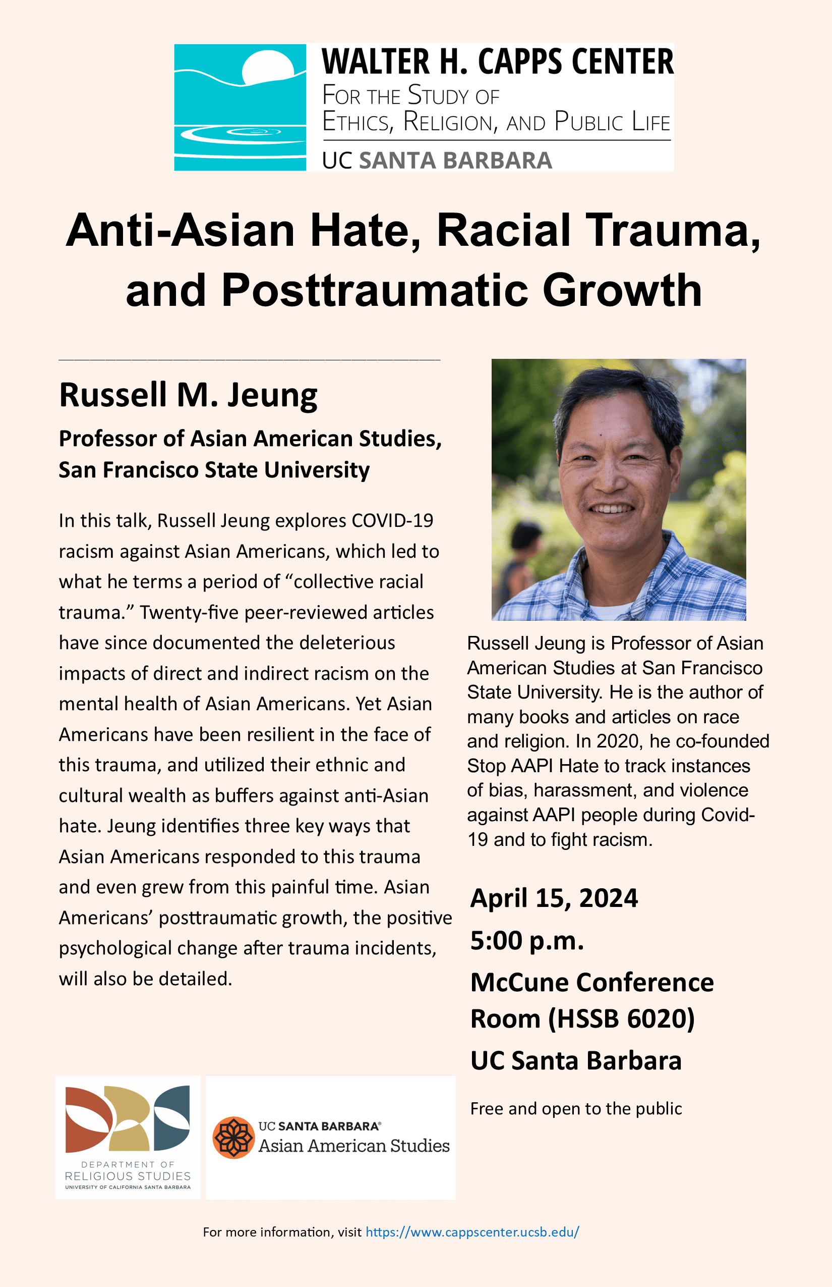 Anti-Asian Hate, Racial Trauma, and Posttraumatic Growth, with Russell M. Jeung