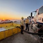 Santa Barbara County firefighters on the scene of the Hill Fire near Cuyama on May 28, 2024 (Photo: Santa Barbara County Fire Department)