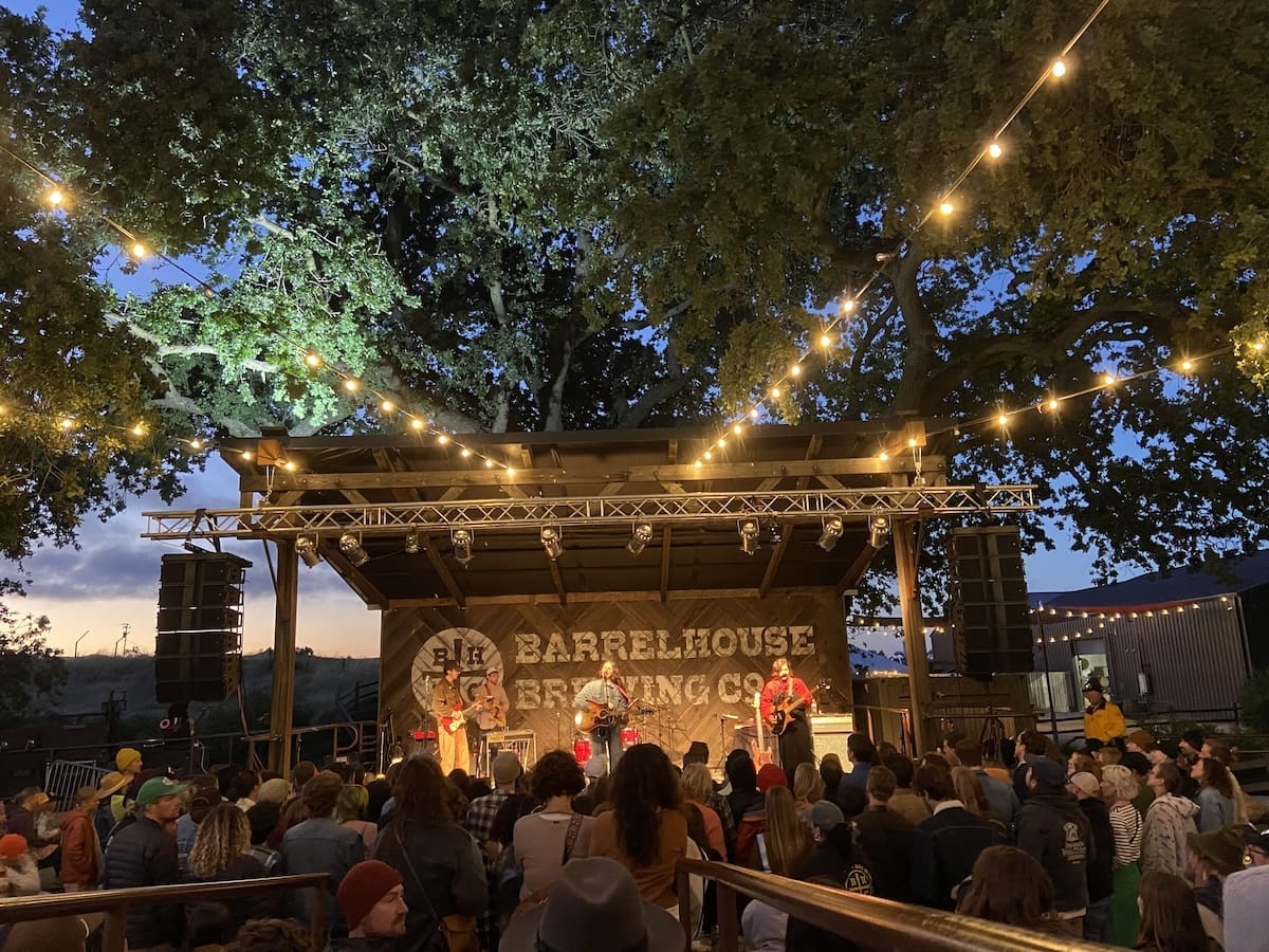 Waxhatchee performing at Barrelhouse Brewing Co. in Paso Robles on May 17, 2024 (Photo by Rebecca Horrigan)