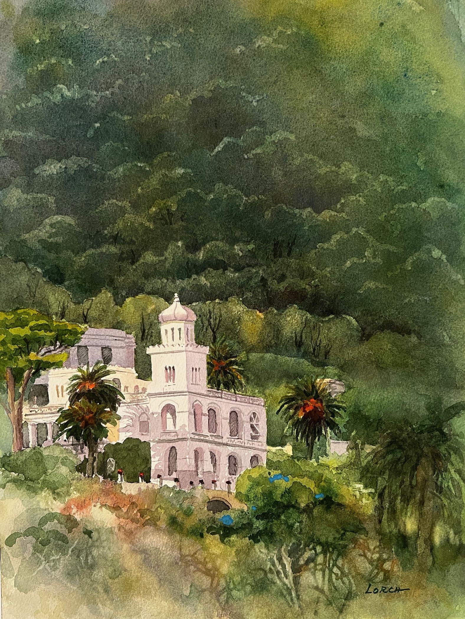 Far From Home Watercolors By Martha Inman Lorch at Gallery Los Olivos