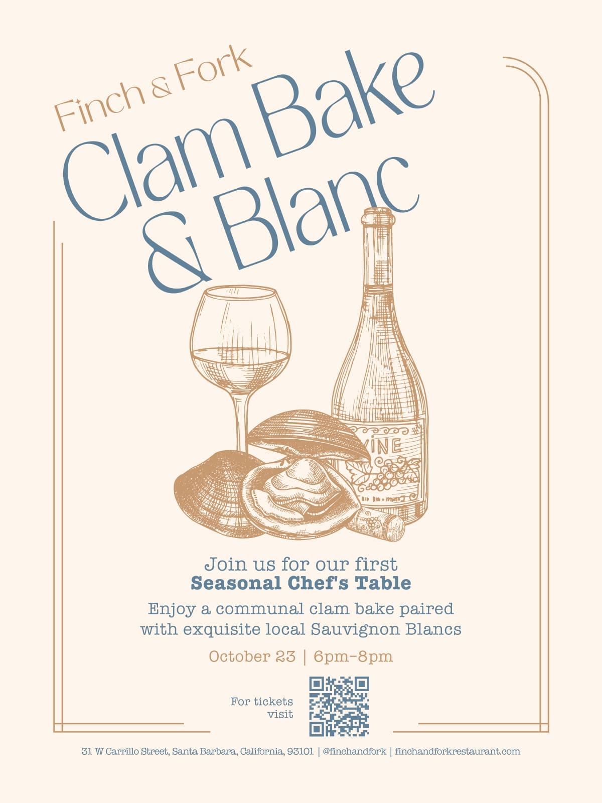 Canary ‘Clam Bake & Blanc’