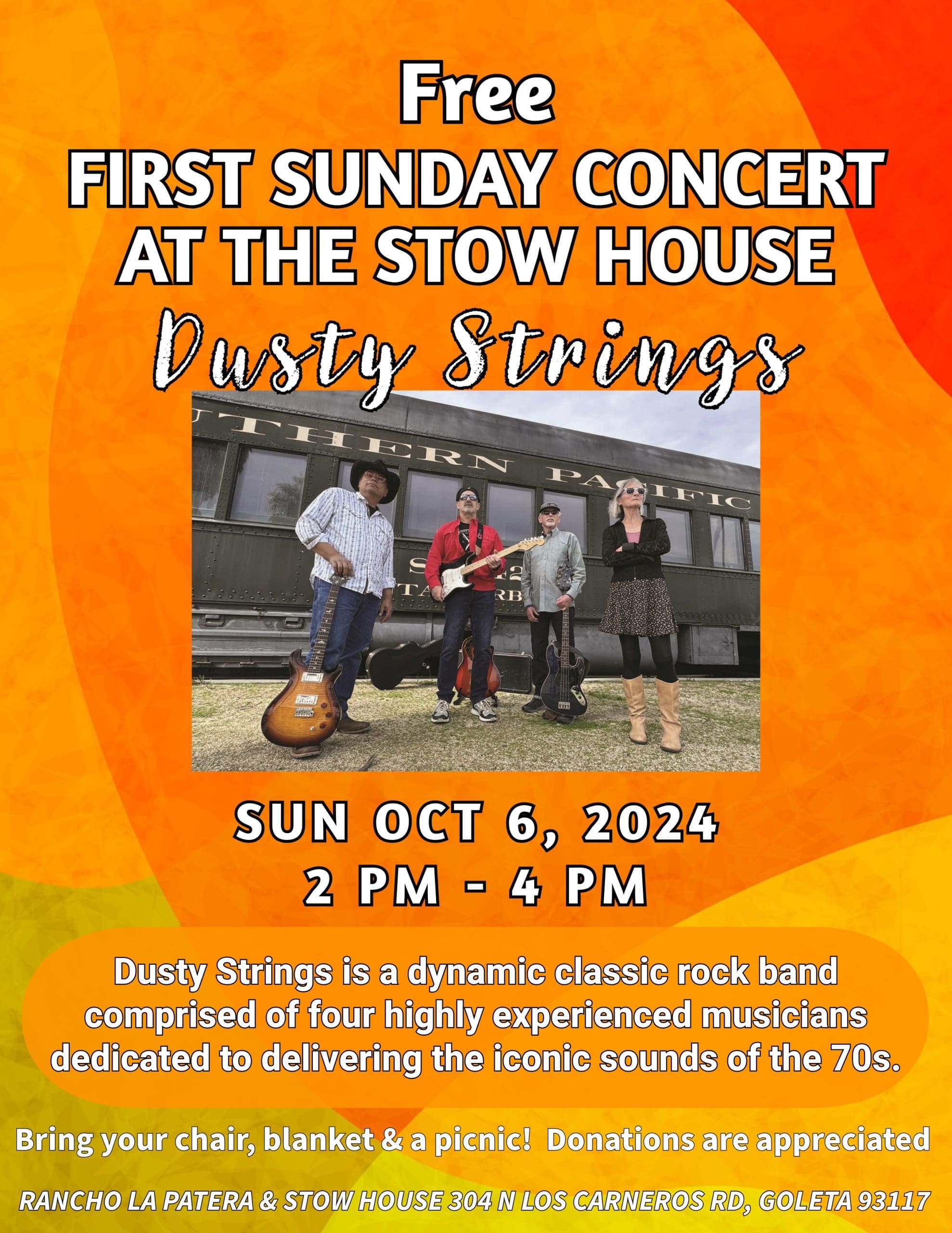 Stow House First Sunday Concert with Dusty Strings