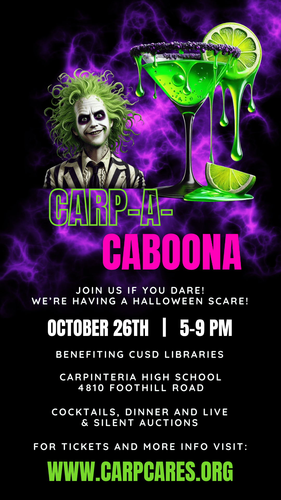Carp-a-Caboona Auction to Benefit K-8 Libraries in CUSD Hosted by Carpinteria Education Foundation