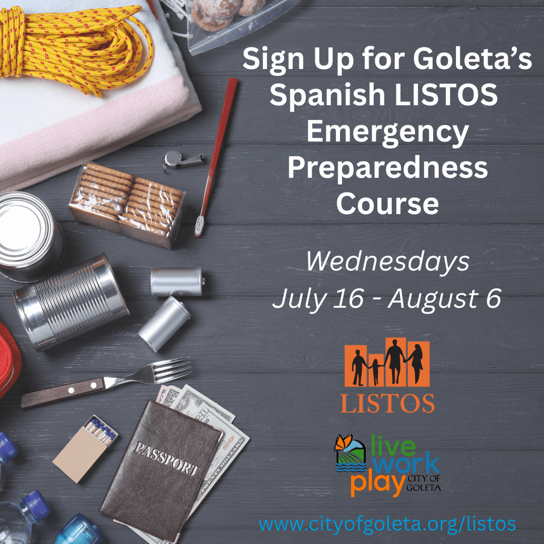Sign-Up for Spanish LISTOS Emergency Preparedness Course in Goleta