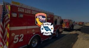 Small Vegetation Fire Held to Quarter-Acre on Ramada Drive in Paso Robles
