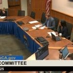 Santa Barbara Finance Committee meeting on October 21, 2025. Image Source: YouTube screenshot