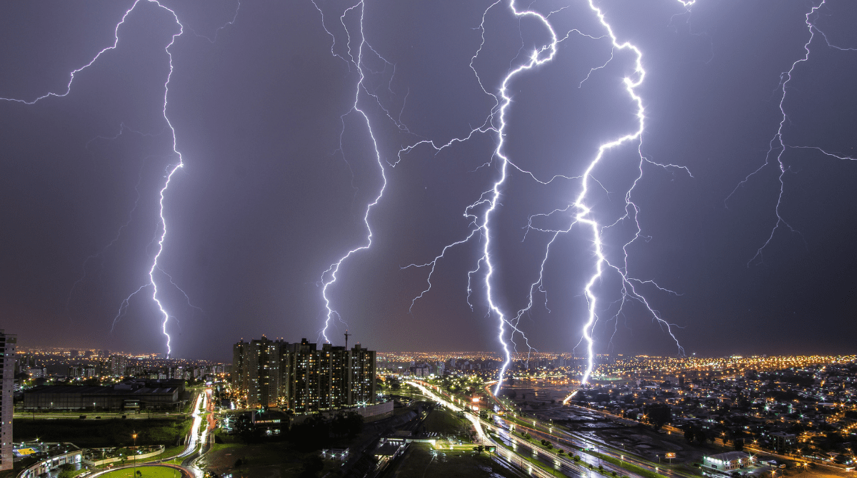 City with lights turned on during night time. Image source: Leo Caldas/Pexels/Canva