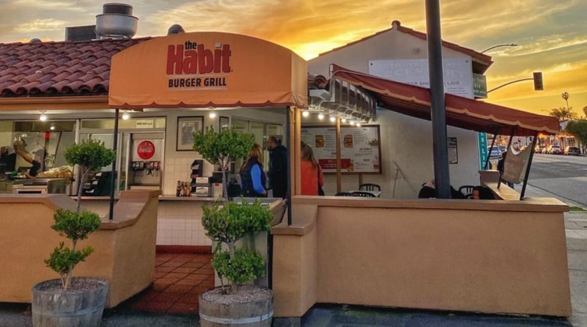 Habit Burger & Grill is known for its cooked-to-order charburgers over an open flame. Image Source: Yelp