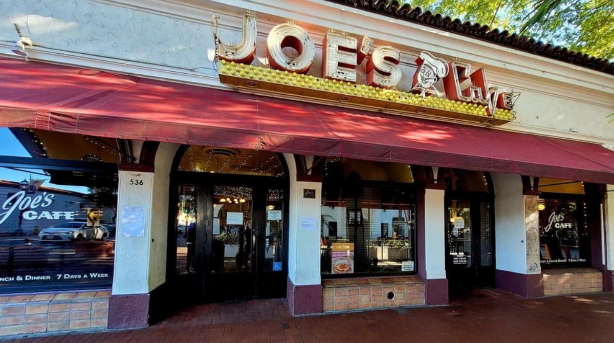 Since opening in 1928, Joe’s Cafe has been one of the oldest continuously serving restaurants in Santa Barbara. Image Source: Yelp
