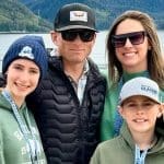 Captain Ryan Thomas, his wife Hannah, and their children, Rylee and Kohle. Image Source: The Santa Barbara County Firefighters Benevolent Foundation/ Instagram