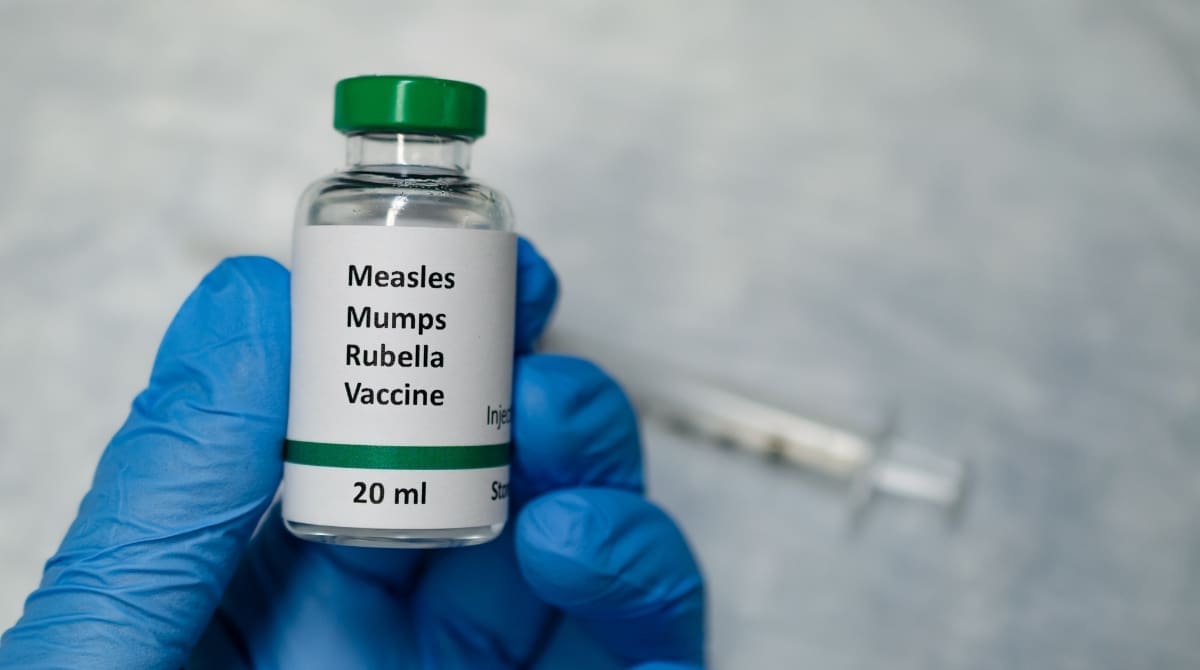 Representative picture of MMR vaccine. Image Source: Manjurul/Canva