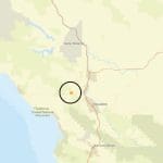 2.9 magnitude earthquake. Image Source: USGS website.