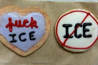 Anti-ICE cookies by Devil’s Teeth Bakery. Image Source: Facebook/Devil’s Teeth Bakery Company
