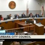 Santa Barbara City Council meeting. Image Source: YouTube/City of Santa Barbara