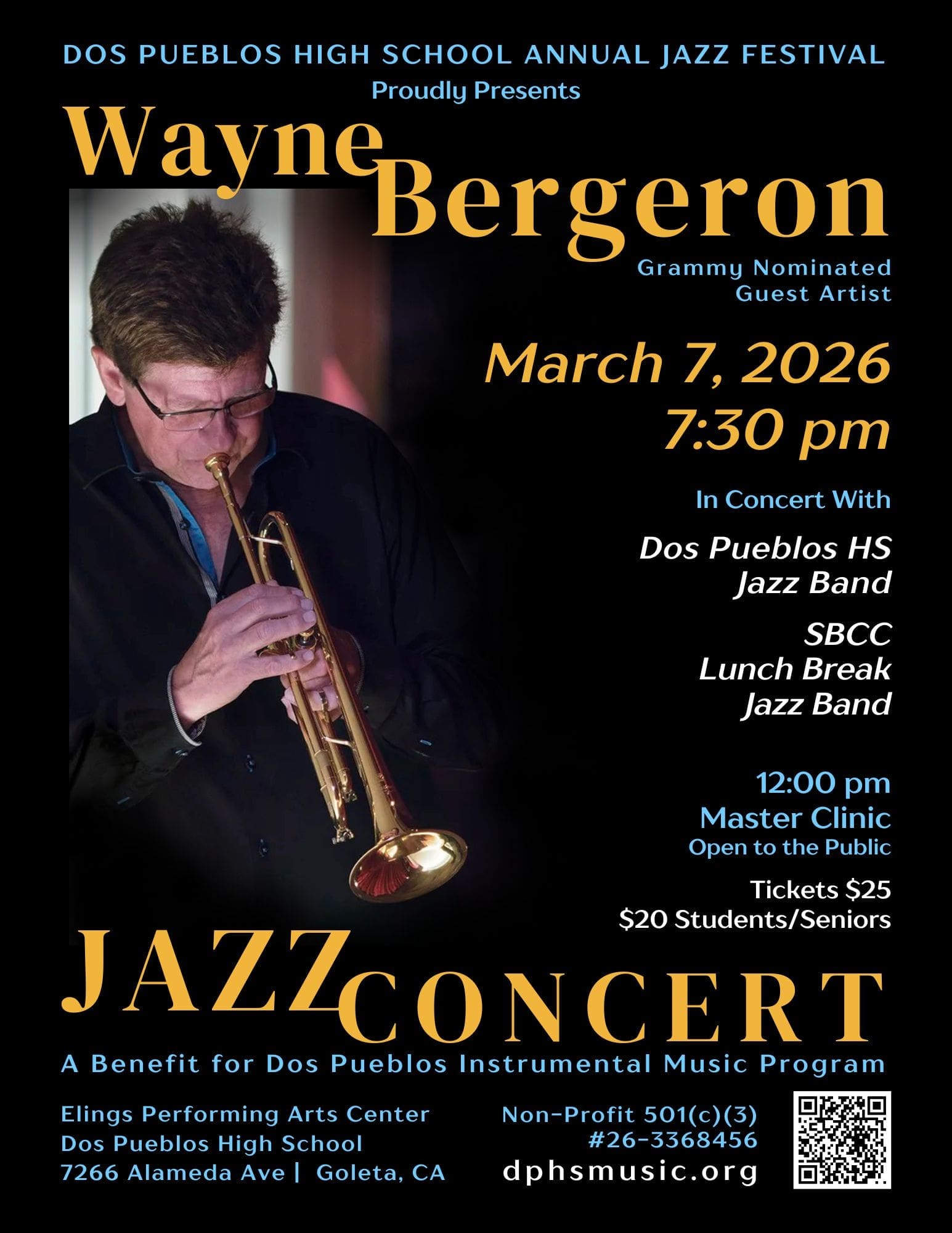 FINAL (8-5×11 LETTER) 2026 DP Jazz Fest Poster – Wayne BergeronGMGA (2-4_4v2)