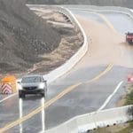 Highway 1 from Ragged Point Inn to south of Deetjen’s Big Sur is closed after winter storms caused landslides. Image Source: Caltrans/X