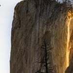 The Horsetail Fall in Yosemite National Park. Image Source: Yosemite National Park/Facebook