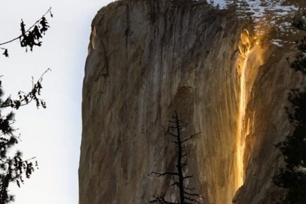 The Horsetail Fall in Yosemite National Park. Image Source: Yosemite National Park/Facebook