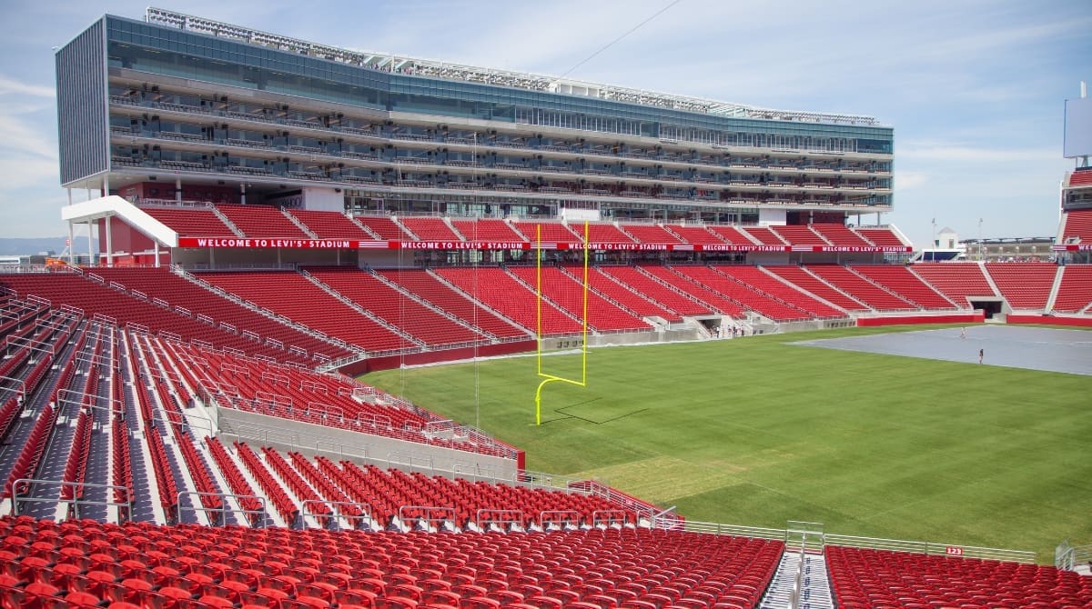 Representative picture of Levi’s Stadium. Image source: Matthew Roth/Wikimedia Commons