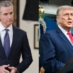 California Governor Gavin Newsom and President Donald Trump. Image Source: White House website and Facebook/Governor Gavin Newsom