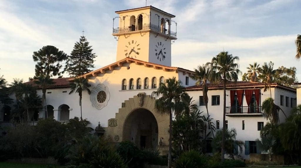 Santa Barbara County Courthouse. Image Source: Santa Barbara County Courthouse website