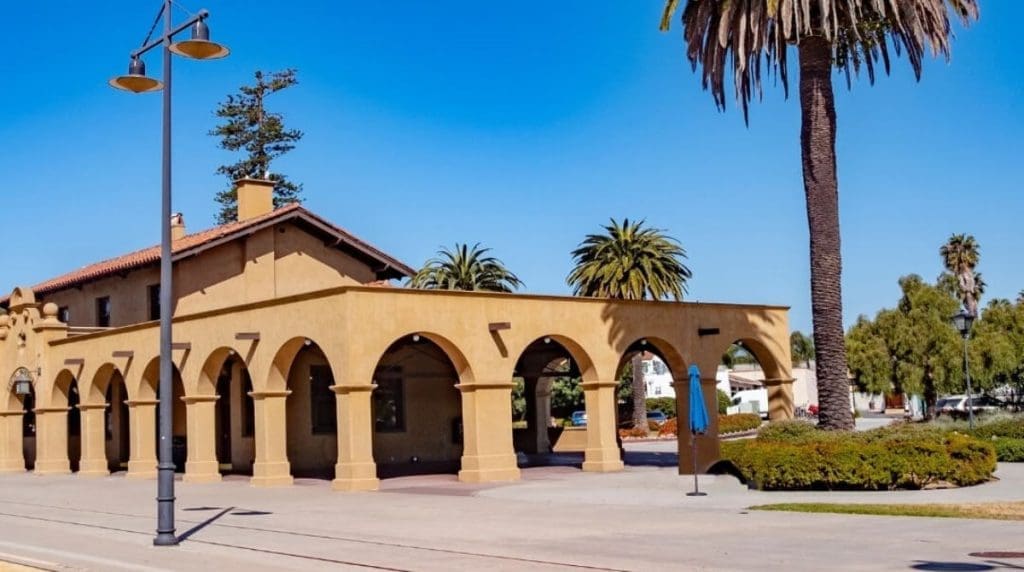 Santa Barbara Amtrak Station. Image Source: Amtrak Pacific Surfliner website