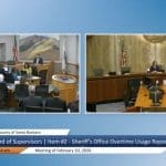 A meeting of the Santa Barbara County Board of Supervisors on February 10, 2026. Image Source: County of Santa Barbara/YouTube
