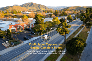 Public Input Opportunity: Higuera Complete Streets Project Final Approval