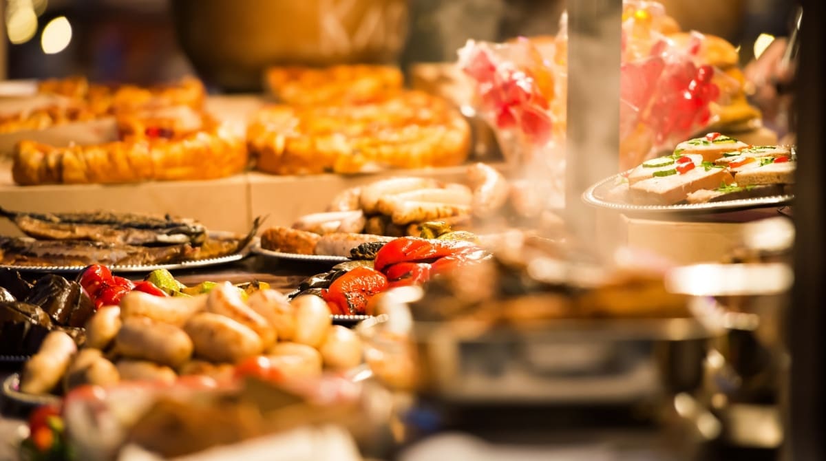 Representative picture of Asian street food. Image Source: pavlovakhrushev/Canva