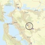 Location of the 3.3 magnitude quake in San Ramon. Image Source: USGS website
