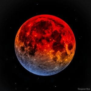 Views of the Blood Moon Lunar Eclipse from Santa Barbara