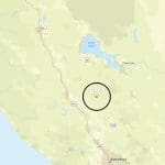 The location of the 3.1 magnitude quake. Image Source: USGS website