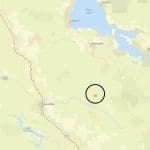 Location of the magnitude 2.8 earthquake near Cobb on April 12, 2026. Image Source: USGS website