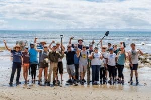 Volunteers and Fishermen Clear Lobster Traps from Santa Barbara Beaches