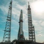Blue Origin New Glenn on the launch pad. Image Source: Blue Origin website