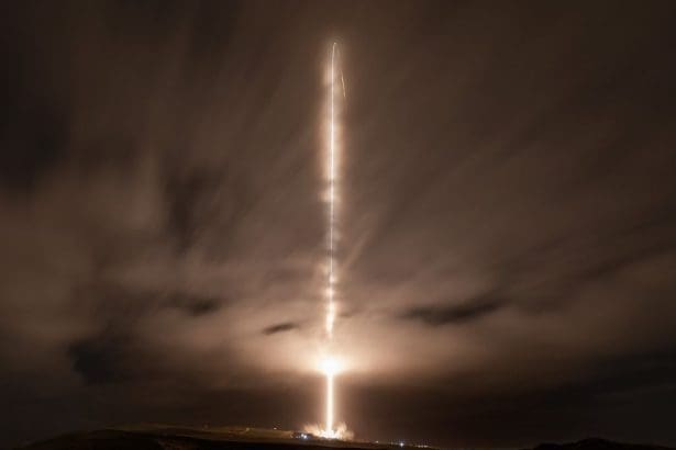Falcon 9 launches 25 Starlink satellites on April 14, 2026. Image Source: X/SpaceX