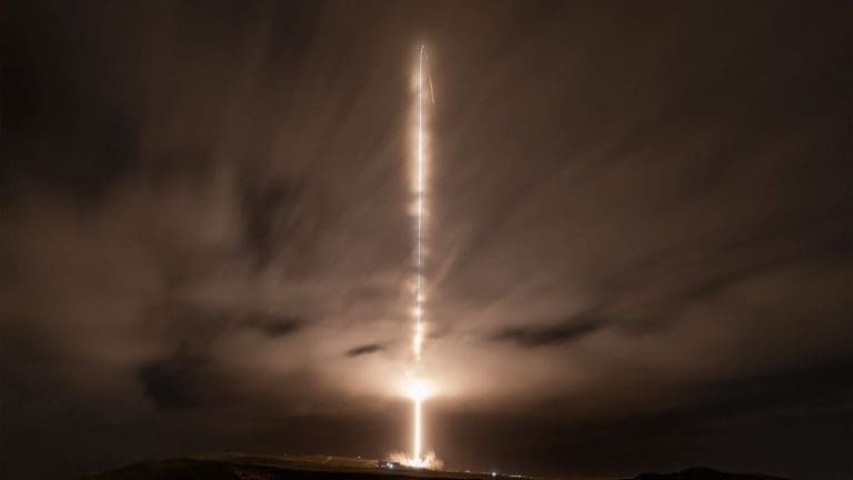 Falcon 9 launches 25 Starlink satellites on April 14, 2026. Image Source: X/SpaceX