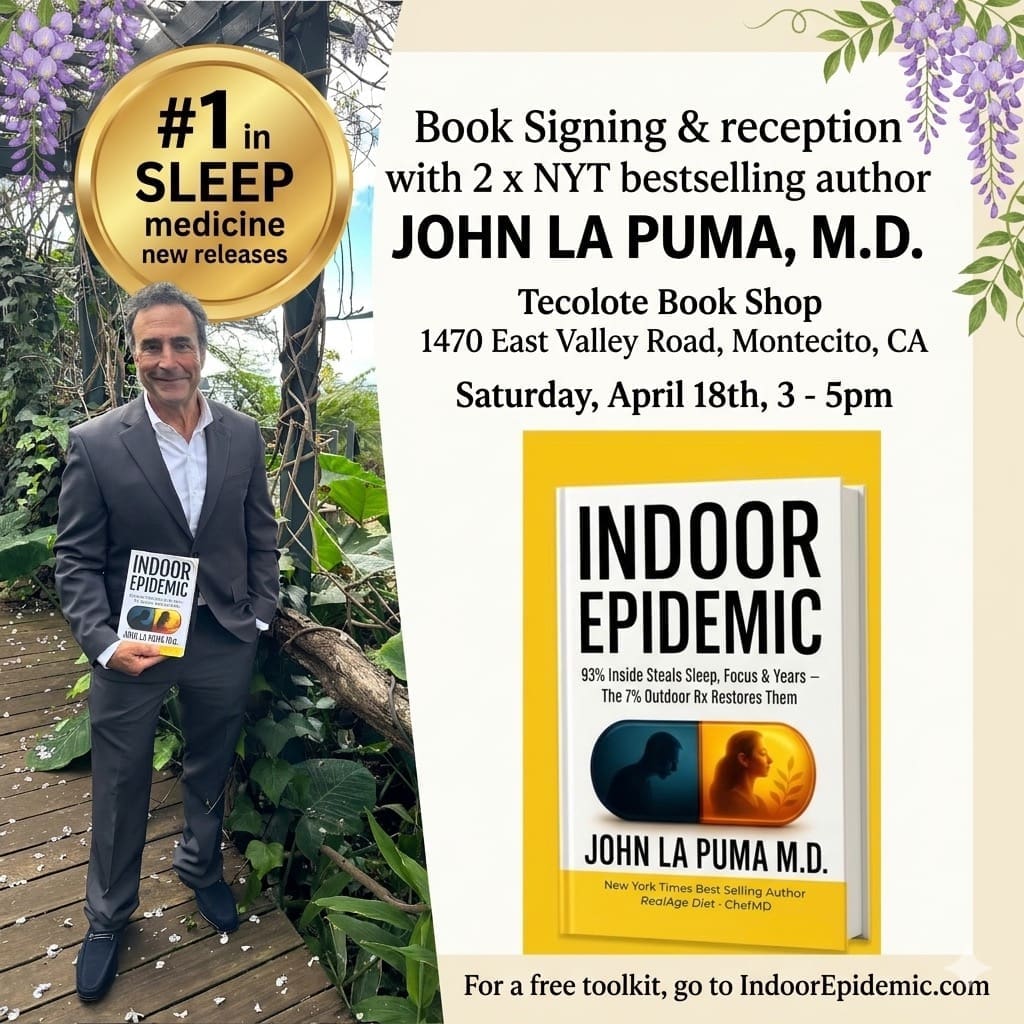 Tecolote Book Shop Book Signing with 2xNYT bestselling author John La Puma, M.D.