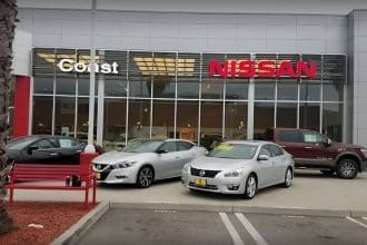 Coast Nissan storefront. Image Source: Coast Nissan/Yelp