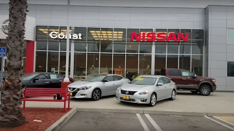 Coast Nissan storefront. Image Source: Coast Nissan/Yelp