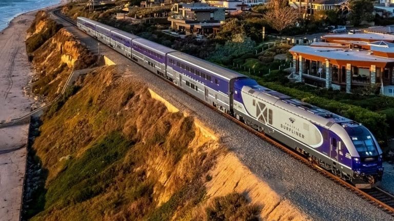 A representative picture of Pacific Surfliner. Image Source: Facebook/Amtrak