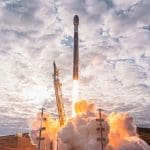 A SpaceX launch from Vandenberg Space Force Base on April 25, 2026. Image: SpaceX/X